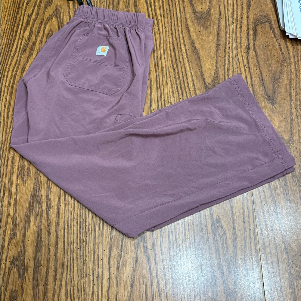 Carhartt Mauve Force Cross-Flex utility scrub pants C52110